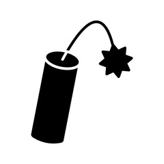 dynamite icon vector color editable