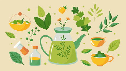 The of incorporating your own freshly picked herbs into a homemade tea or infused oil..