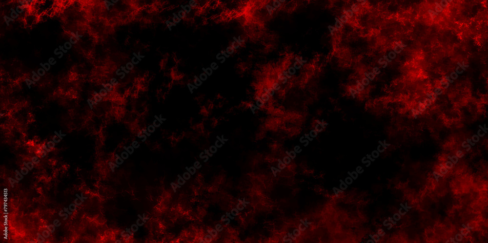 Aufkleber rustic grunge textured dark red color old concrete wall surface for background. grunge dusty texture