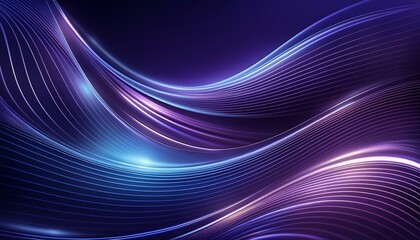 Chromatic Brilliance: Luxury Lines on Dark Blue and Purple