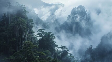  "Mount Huangshan in China"
