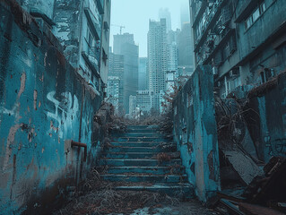 Documentary-style photo , Commercial photography , of Urban exploration and cityscapes - obrazy, fototapety, plakaty