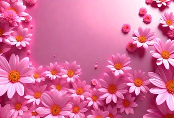 pink flowers background