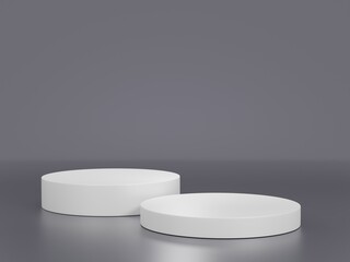 white pill box on white