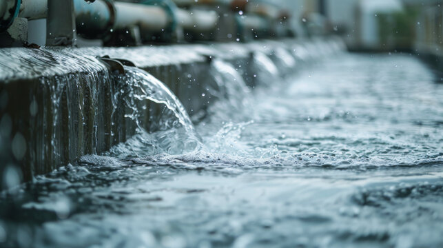 Industrial water management strategies focus on conserving water resources, minimizing water usage, and treating wastewater to prevent pollution and environmental contamination