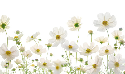 cosmos flowers transparent background PNG