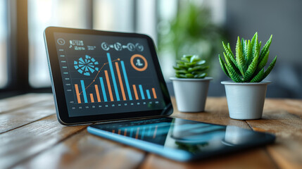 Environmentally friendly green business growth.