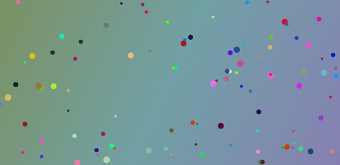 confetti on colorful background