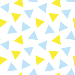 Pastels Geometric Triangles Seamless Pattern Design