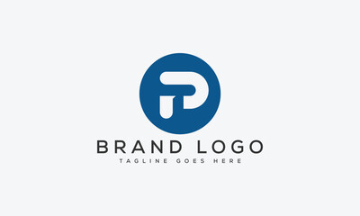 letter TP logo design vector template design for brand