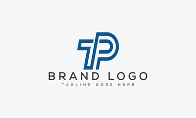 letter TP logo design vector template design for brand