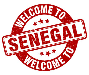 Welcome to Senegal stamp. Senegal round sign