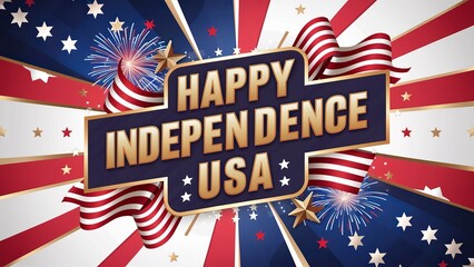 Happy Independence Day, 4th of july, usa, independence usa, Generative ai