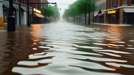 Flooding in the city