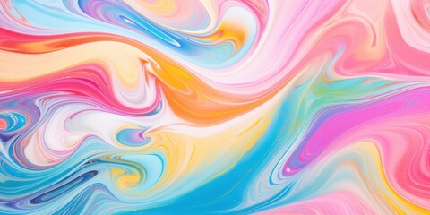 Obraz premium a colorful swirls of paint