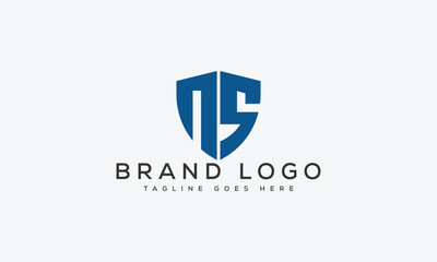 letter NS logo design vector template design for brand.