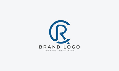 letter RC logo design vector template design for brand.