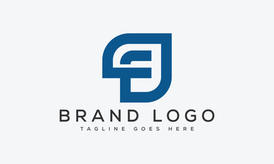 letter F logo design vector template design for brand