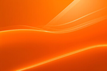 Contraste padrão de ondas curvas laranja e branco. Fundo ondulado corporativo abstrato com círculos. Design de banner vetorial