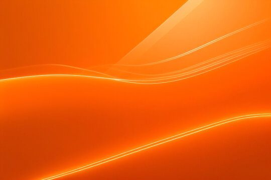 Contraste padr&atilde;o de ondas curvas laranja e branco. Fundo ondulado corporativo abstrato com c&iacute;rculos. Design de banner vetorial