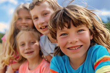 Fototapeta premium happy kids
