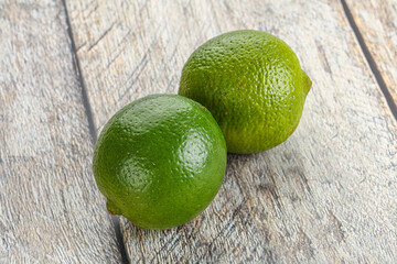 Natural irganic sour ripe lime