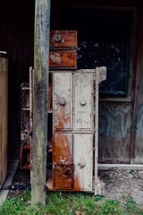 Flood damaged furniture from the Cyclone Gabrielle natural disaster. Waiohiki-Frimley, Napier, Hawkes Bay, New Zealand. February 2023