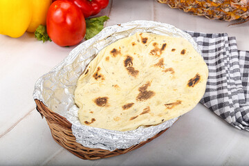 Indian traditional cuisine bread Paratha