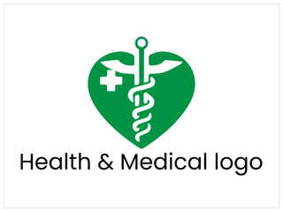 Health and medical logo design vector