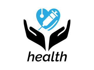 Obraz premium Health and medical logo design vector