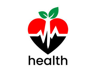 Health and medical logo design vector