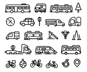 Transport Icon Set