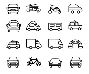 Transport Icon Set