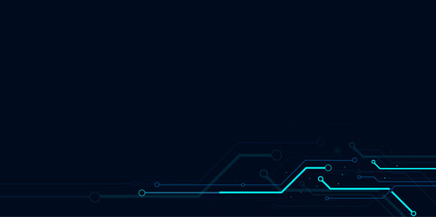 Vectors Abstract digital dot line particle data background connecting technology concept