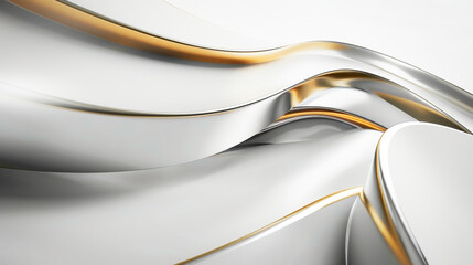 Abstract elegant curved shapes background