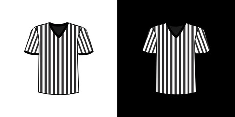 football referee old shirt.eps