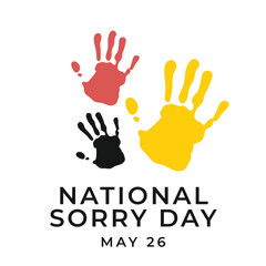 vector graphic of National Sorry Day ideal for National Sorry Day celebration.