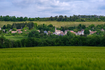 Village bourguignon (France)