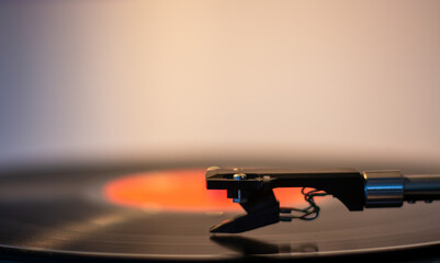 an antique record player plays an old jazz song