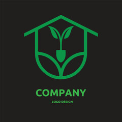 Garden and farm logo design for brand company and identity