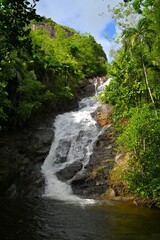 Sauzier Wasserfall Mahé Seychellen