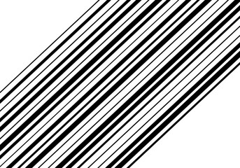 Fondo de líneas negras en diagonal en fondo blanco. - obrazy, fototapety, plakaty
