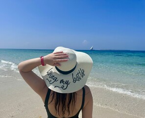 person on the beach