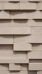 Exterior sandstone concrete pattern wall building.