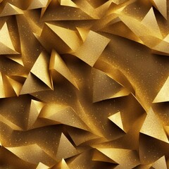 Luxury gold abstract premium background with luxury triangle pattern