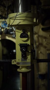 periscope inside a submarine vertical video