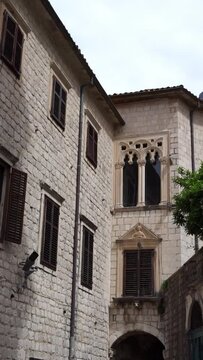 old city made of stone vertical video