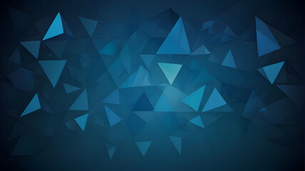 blue triangle abstract background