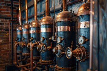 Vintage Industrial Heating system