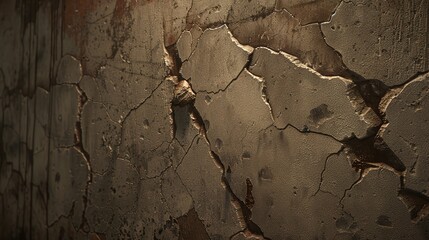 Damage on Concrete Wall Due to Ground Settling


